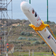 NASA’s Glory upper stack being prepared for attachment to a Taurus XL rocket’s stage 0 at Vandenberg Air Force Base in California.